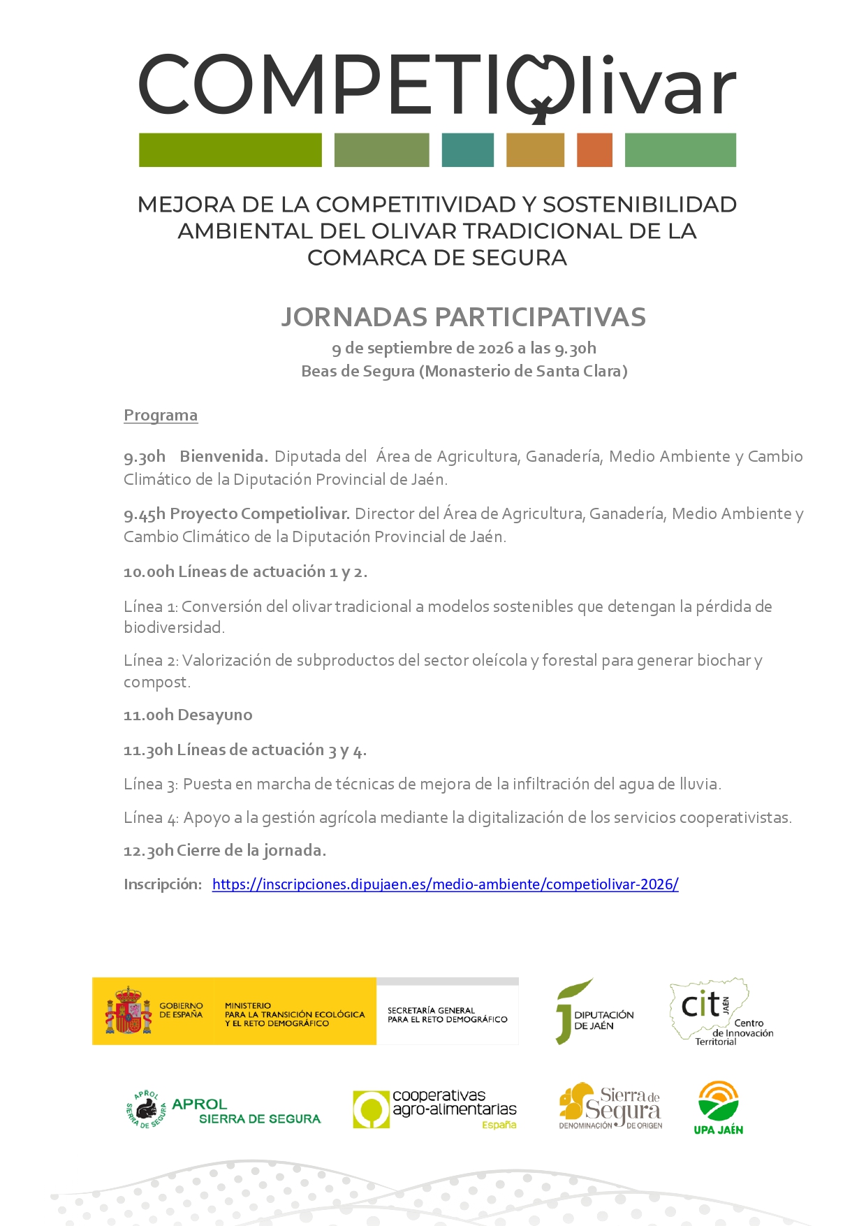 Jornada Participativa del Proyecto COMPETIOLIVAR